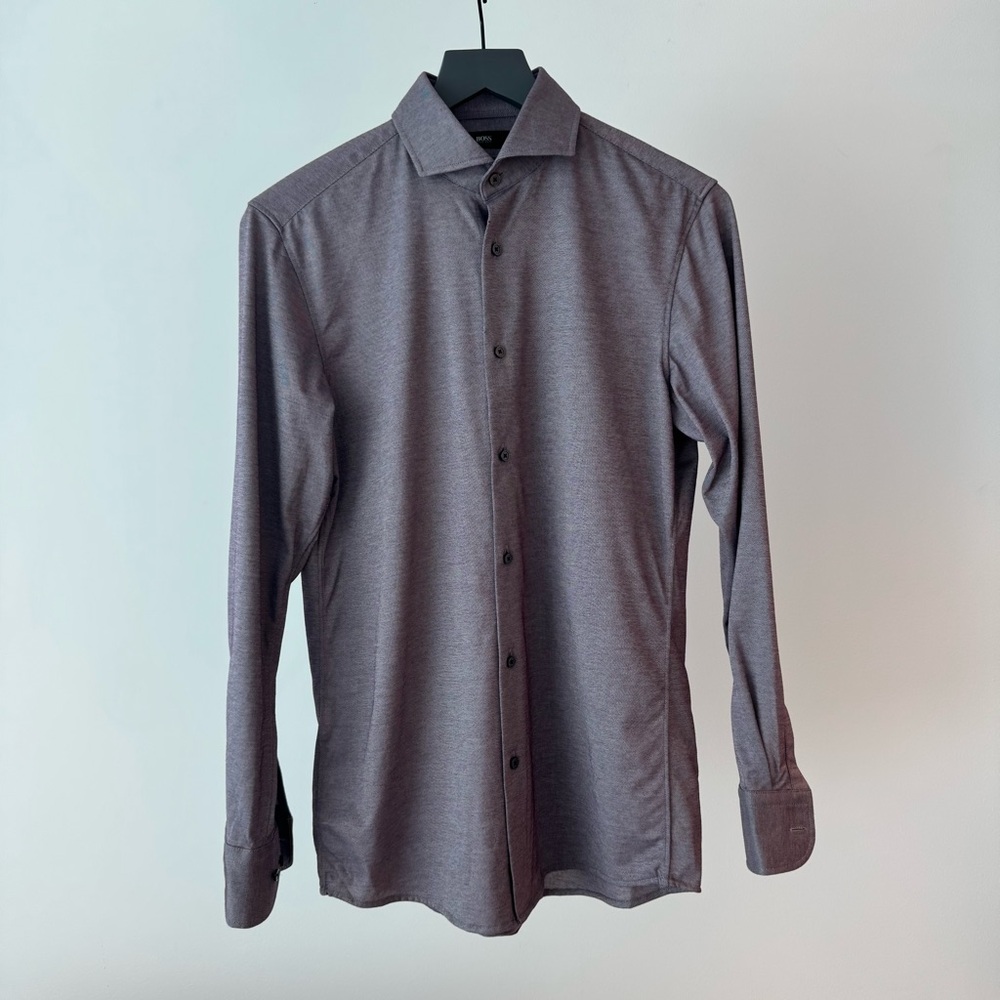 Boss by Hugo Boss Men’s Button Down Performance Sharp Fit Shirt